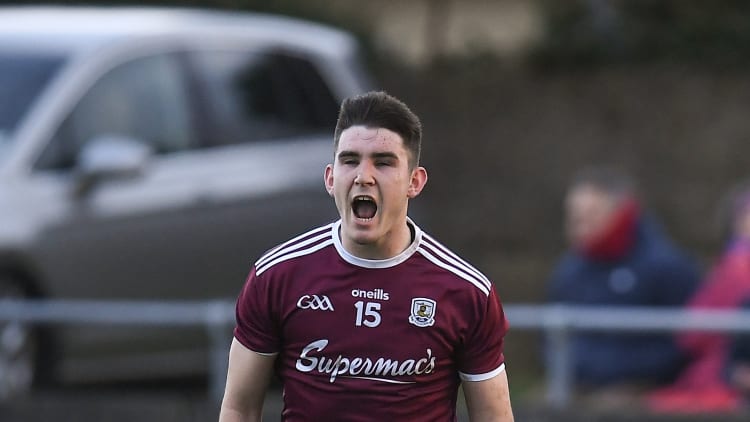 Barry McHugh scored 1-6 for Galway against Mayo in the Connacht FBD League on Sunday.