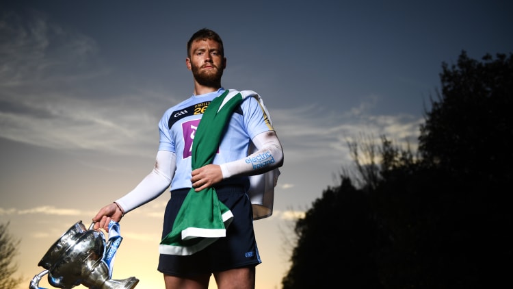 Seamus Flanagan of UCD and Limerick in attendance at the launch of Electric Ireland’s Sigerson, Fitzgibbon and Higher Education Championships announcement at Clanna Gael GAA Club in Dublin.