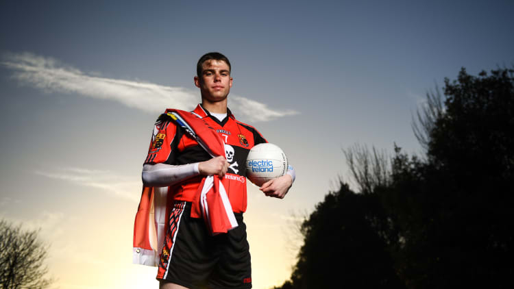 Cian Kiely of UCC and Cork in attendance at the launch of Electric Ireland’s Sigerson, Fitzgibbon and Higher Education Championships announcement at Clanna Gael GAA Club in Dublin.