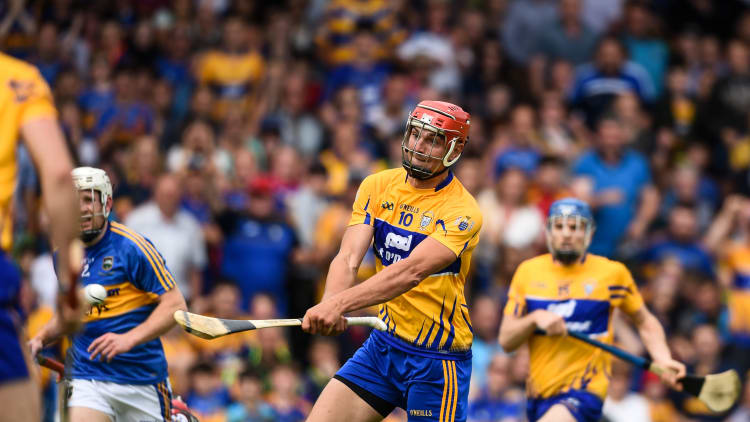 Peter Duggan in action during Clare's 2018 Munster Senior Hurling Championship victory over Tipperary at Semple Stadium.