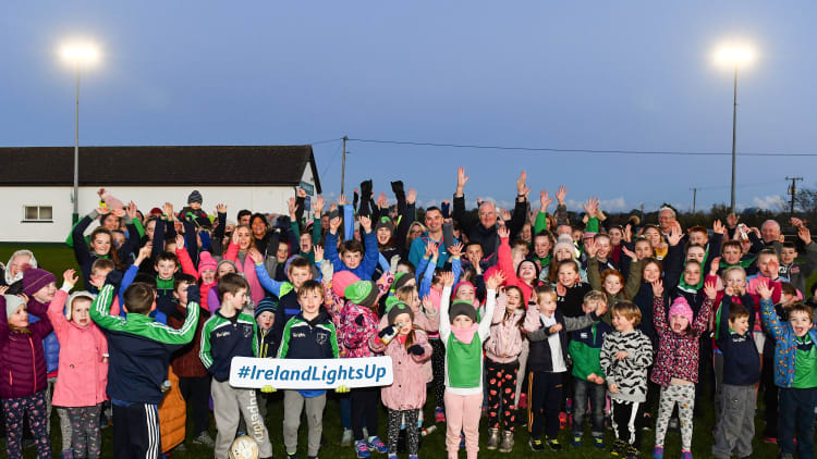 The Ireland Lights Up with the GAA in partnership with RTÉ’s Operation Transformation and Get Ireland Walking was launched at Ballyboughal GAA Healthy Club in Dublin.