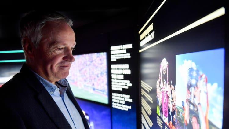 Kerry Football legend Mikey Sheehy pictured at the launch of the GAA's new digital archive.