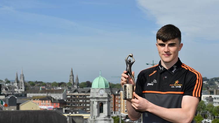 Kerry's Sean O'Shea was voted as the PwC GAA/GPA Player of the Month for April.