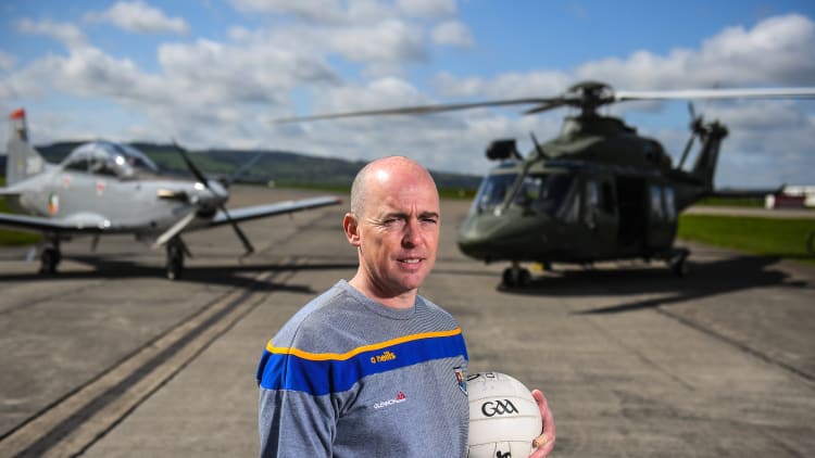 Longford manager Padraic Davis pictured at the launch of the Leinster Championships.