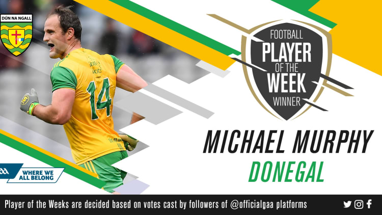 GAA.ie Footballer of the Week Michael Murphy.