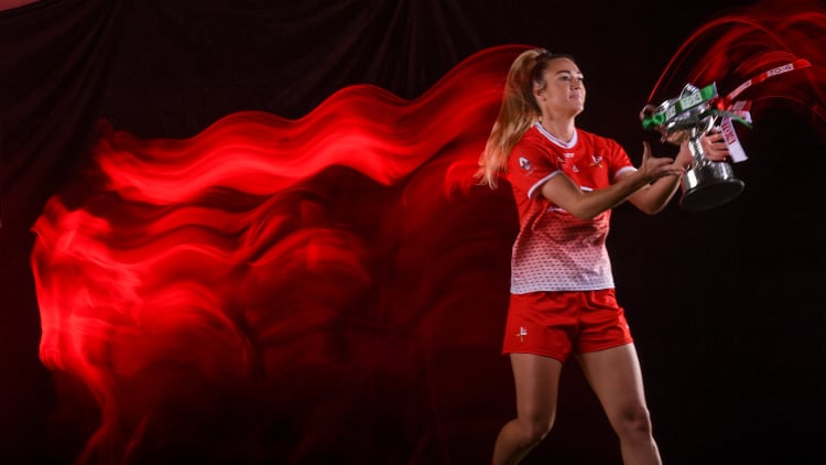 Louth ladies captain Kate Flood ahead of Sunday's TG4 All-Ireland Junior Ladies Football Championship Final.