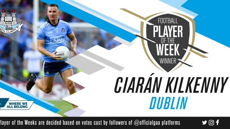 GAA.ie Footballer of the Week Ciarán Kilkenny.