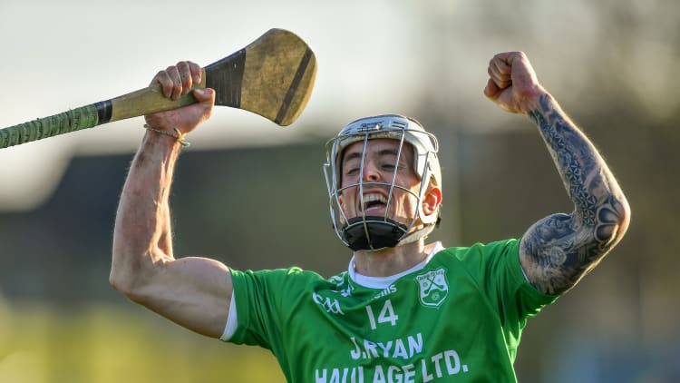 St Mullins' James Doyle celebrates at Netwatch Cullen Park.
