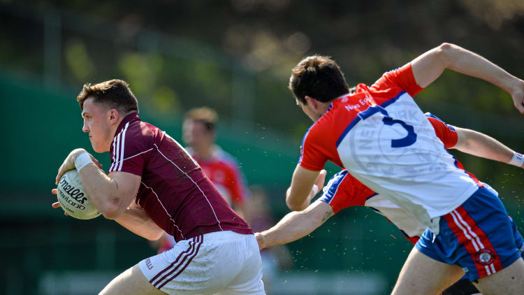 Galway's Damien Comer in Connacht SFC action against New York at Gaelic Park in 2015.