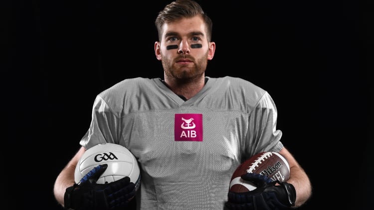 Mayo star Aidan O’Shea was one of the players to take on the Toughest Trade, facing some of the best young athletes at the NFL combine.