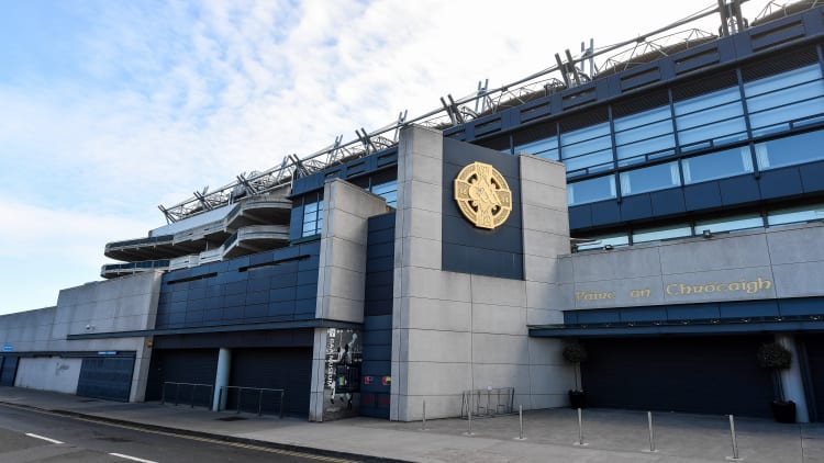 The back of the Hogan Stand, Croke Park.