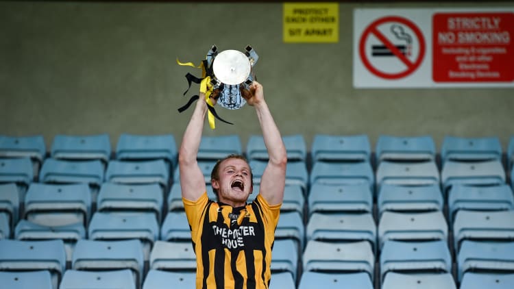 Simon Donohoe captained Shelmaliers to Wexford Senior Hurling Championship success.