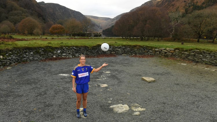 Wicklow captain Laura Hogan pictured at Glendalough ahead of next Saturday’s TG4 All-Ireland Ladies Junior Football Championship Final.