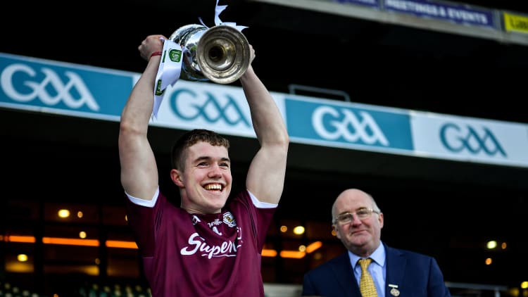 Galway U-20 captain Jack Glynn has been named the 2020 EirGrid Under 20 Football Championship Player of the Year.