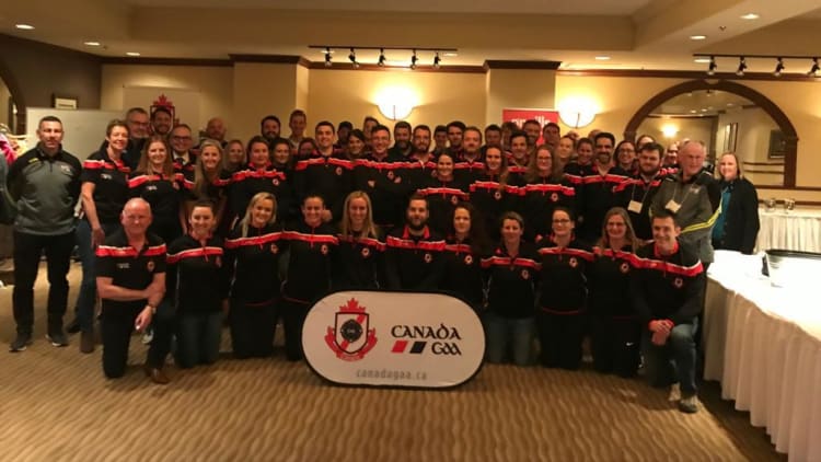 Club delegates pictured at the 2019 Canada GAA County Convention in Montreal.