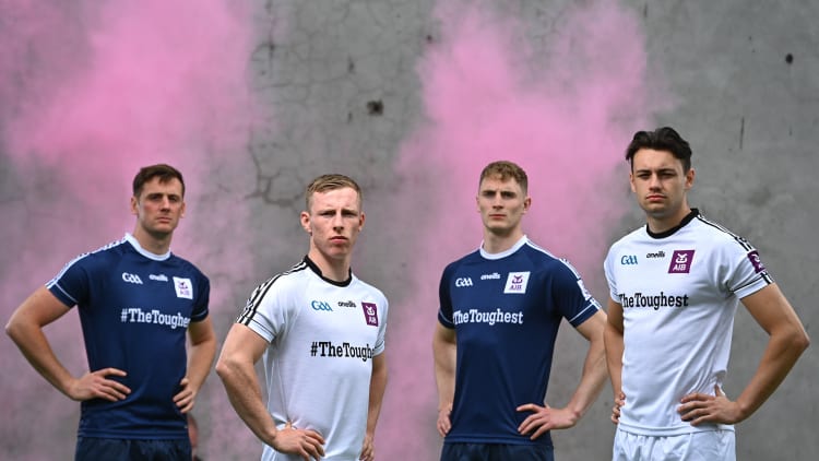 Summer 2021 is officially on! In attendance during the AIB GAA All-Ireland Senior Football Championship launch at Croke Park in Dublin are, from left, Conor Sweeney, Ballyporeen and Tipperary, Ryan O’Donoghue, Belmullet and Mayo, Daniel Flynn, Johnstownbridge and Kildare, and Paul Donaghy, Dungannon Thomas Clarkes and Tyrone as AIB celebrated the return of summer football and the reignition of county rivalries nationwide ahead of some of #TheToughest games of the year.