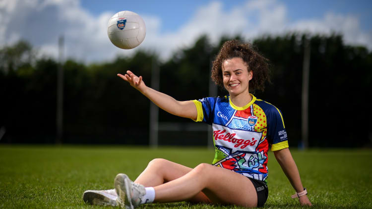 Meath footballer Emma Duggan at the launch of the Kellogg’s GAA Cúl Camps on-pack competition. Follow in the footsteps of Skryne GFC and your GAA club could win up to €25,000 in the Kellogg’s GAA Cúl Camps on-pack competition. To nominate your GAA club today, all that is required is to purchase a promotional box of Kellogg’s Corn Flakes, Rice Krispies or Bran Flakes. Using a unique on pack code, log on to kelloggsculcamps.gaa.ie/competition and nominate your club of choice.