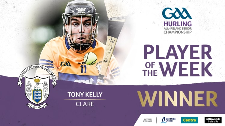 Tony Kelly is this week's GAA.ie Hurler of the Week.