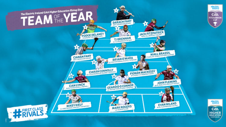 TheElectric Ireland GAA Higher Education Rising Star Team of the Year.