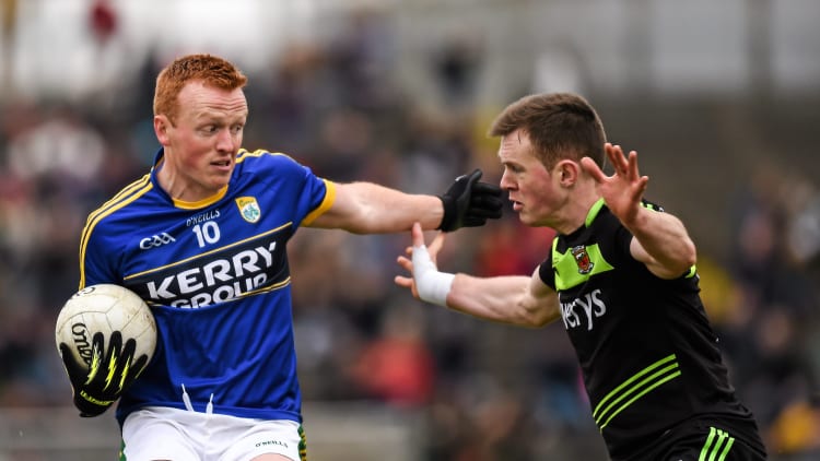 Johnny Buckley in action against Mayo