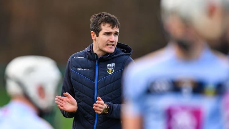 Emerging coach Conor O'Shea has managed the UCD Fitzgibbon Cup team for the past two years.