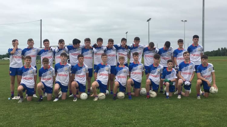The New York Under 16 team during a recent tour of Ireland.