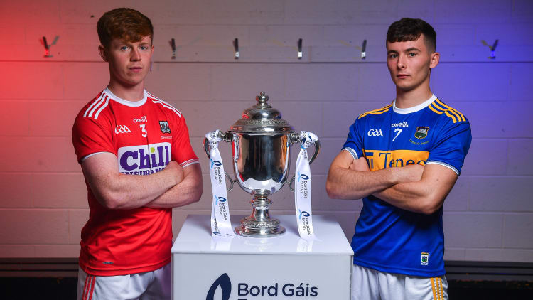 James Keating, Cork, and Craig Morgan, Tipperary, pictured ahead of the Bord Gais Energy All Ireland Under 20 Final at the LIT Gaelic Grounds.