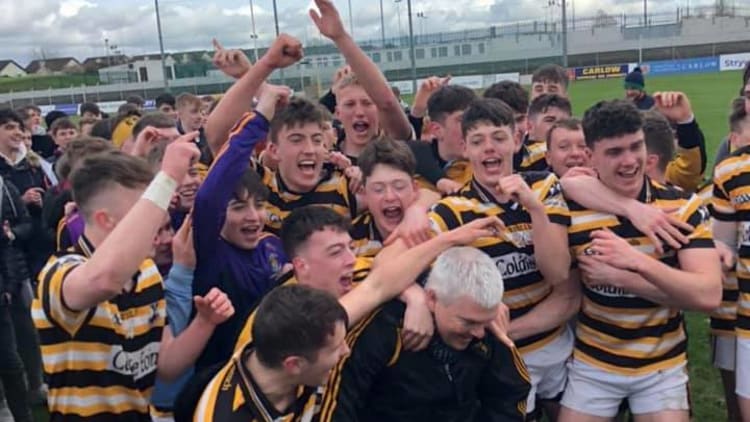It has been a memorable campaign for Coláiste Eoin, who claimed Leinster Colleges A glory last month.