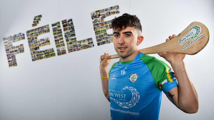 Limerick hurler Aaron Gillane pictured as John West announced their sponsorship extension of the Féile games until 2022.