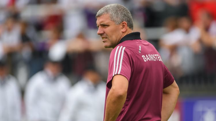 Galway manager Kevin Walsh pictured at St Conleth's Park, Newbridge on Sunday.