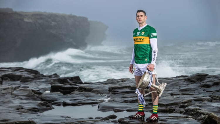 Pictured is Kerry footballer, Paul Geaney, at the launch of the Allianz Leagues, which return this weekend. The beginning of the Allianz Leagues represents the dawning of new possibilities for the season ahead, with the Allianz Leagues standings determining which counties will compete for the Sam Maguire and Tailteann Cups.