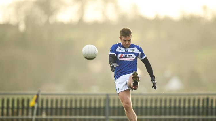 Experienced Laois forward Ross Munnelly in O'Byrne Cup action against Wexford last month.