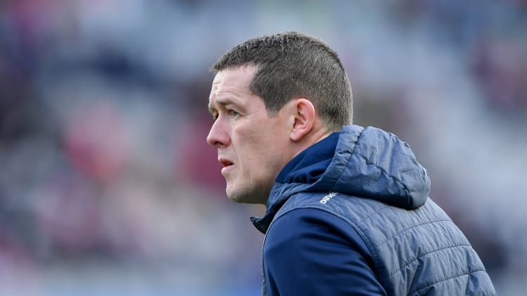 Corofin manager Kevin O'Brien watching the AIB All Ireland Club SFC Final at Croke Park.
