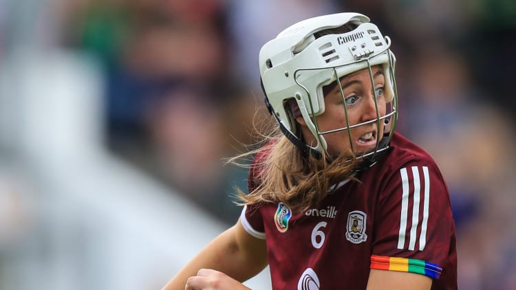Galway intermediate team captain Lisa Casserly.