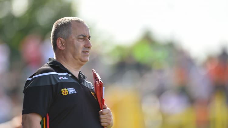 Turlough O'Brien will remain in charge of the Carlow footballers in 2019.