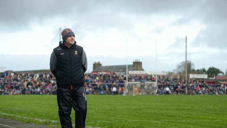 Mayo manager James Horan pictured at Tuam Stadium on Sunday.