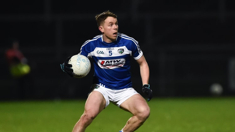 Stephen Attride of Laois during the Allianz Football League Division 3 Round 1 match between Down and Laois at Páirc Esler in Newry, Co. Down.