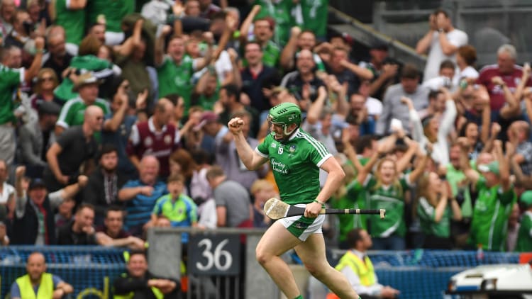 Shane Dowling struck a goal for Limerick against Galway at Croke Park on Sunday.