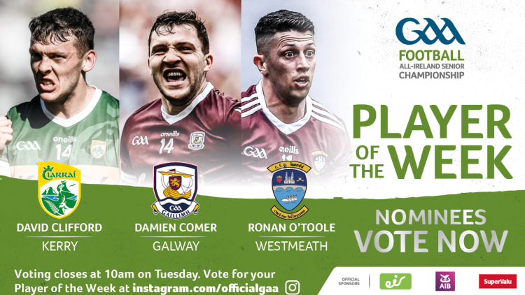 This week's GAA.ie Footballer of the Week nominees.