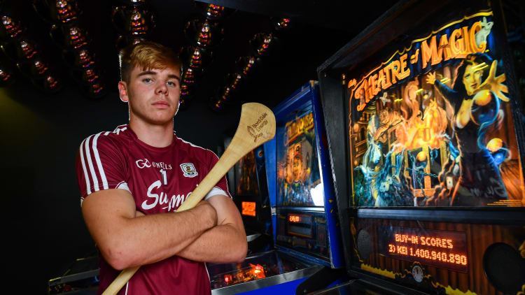 Jack Canning of Galway was pictured in Token Arcade, in Smithfield, Dublin ahead of the Bord Gáis Energy GAA Hurling U-21 Leinster Final against Wexford.