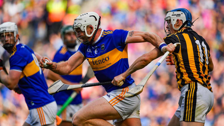 Pádraic Maher charges out of the Tipperary defence in typically inspirational fashion during the 2019 All-Ireland SHC Final against Kilkenny.