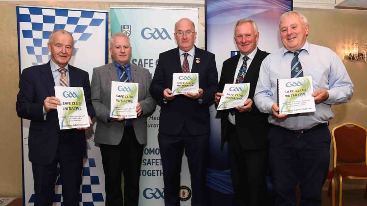 Uachtaran Cumann Luthchleas Gael John Horan attended the launch of the Safe Club Initiative in Monaghan.