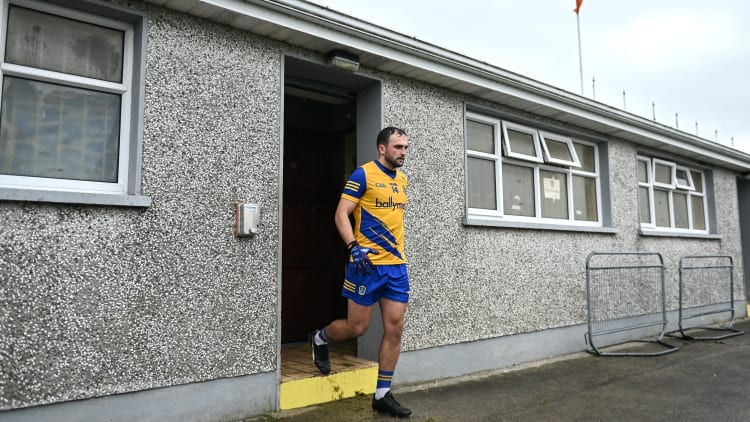 Donie Smith steps out of the dressing room at Markievicz Park for this year's Connacht semi-final clash with Sligo.