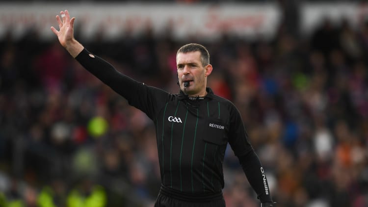 James Owens will referee the Allianz Hurling League Division One Final at Croke Park.