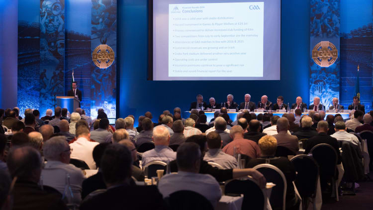 A general view of GAA Annual Congress 2019 at Clayton Whites Hotel in Wexford.