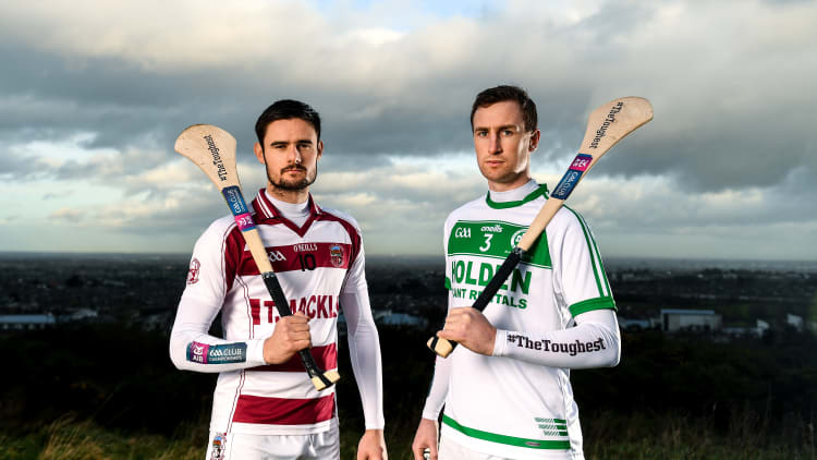 Chrissy McKaigue, Slaughtneil, and Joey Holden, Ballyhale Shamrocks, pictured ahead of the AIB All Ireland Club SHC Semi-Finals.