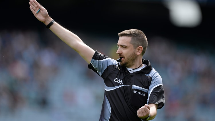 Noel Mooney refereed the Allianz Football League Division Three final between Clare and Kildare.