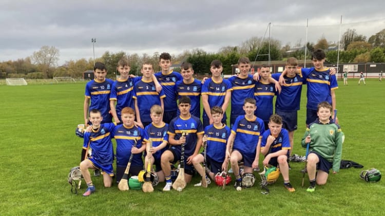 Hurlers from St. John The Baptist’s College, Portadown who played their first match two weeks ago.